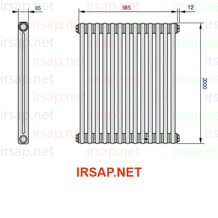 Радиатор IRSAP Tesi 22000/13 T14 CL 01